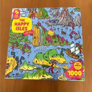 The Happy Isles 1000-Piece Jigsaw Puzzle by Magic Puzzle Company - Multicolor
